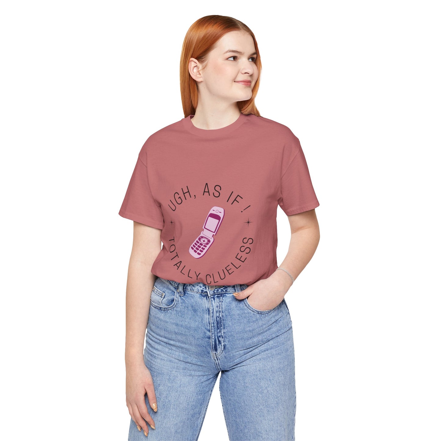 Clueless Inspired "Ugh, As If! Totally Clueless" Teen Girl T-shirt - DiRoMi