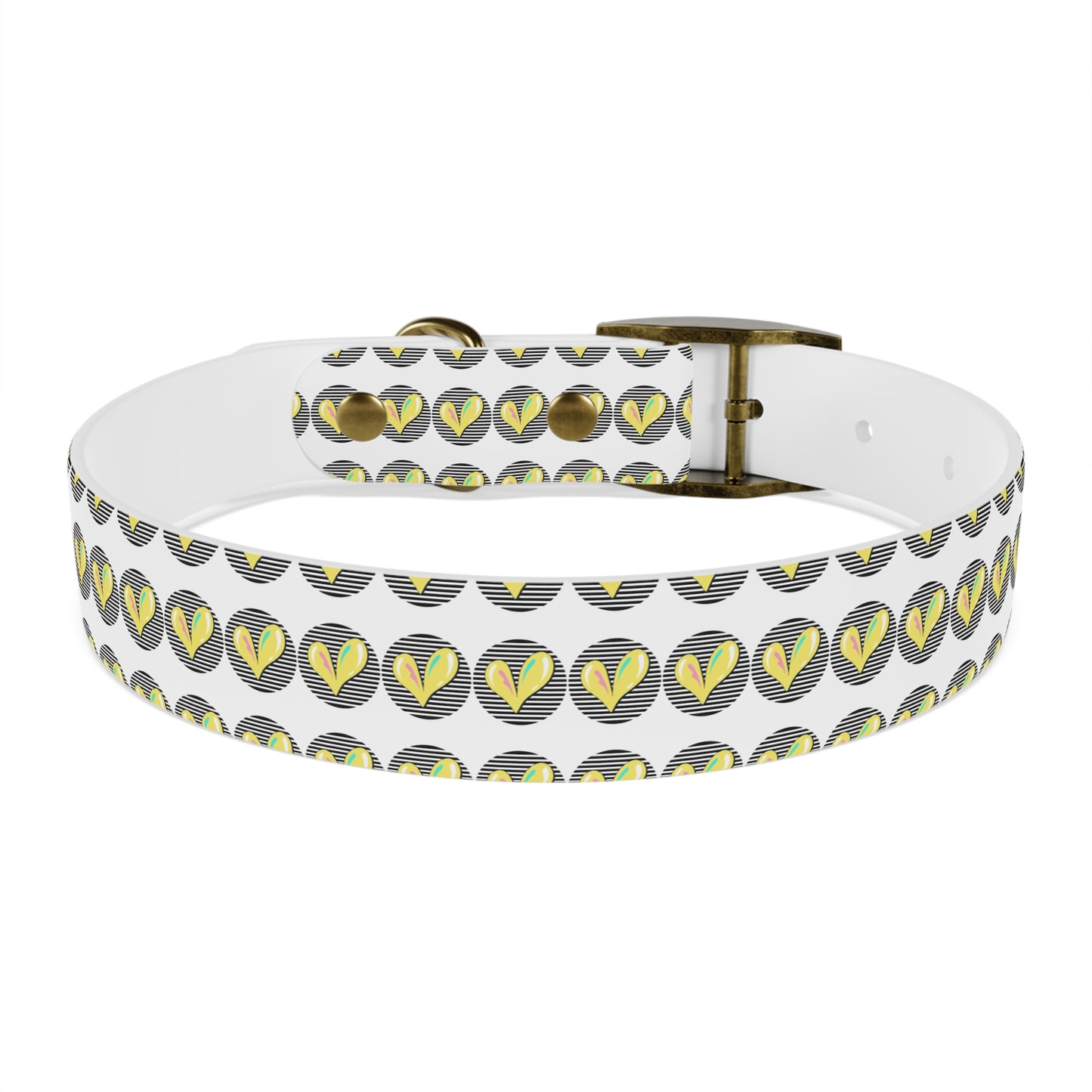 Trendy Dog Collar with Heart Design