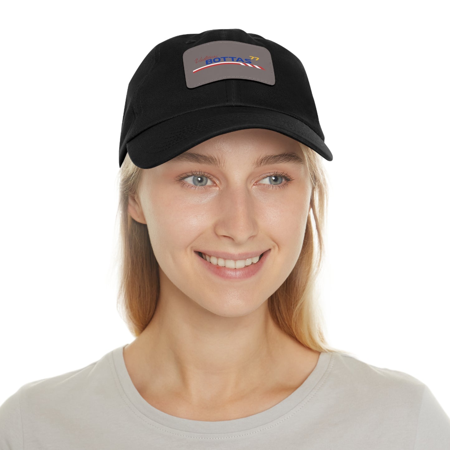 Leather Patch Dad Hat, F1 Valteri Bottas