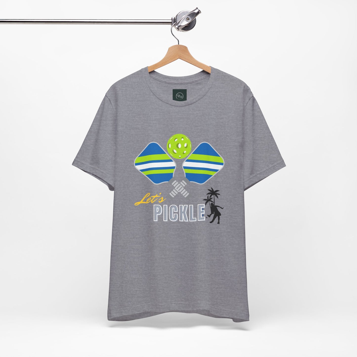 Let's Pickle! Unisex Short Sleeve Tee - Fun Pickleball T-Shirt for Sport Lovers - DiRoMi