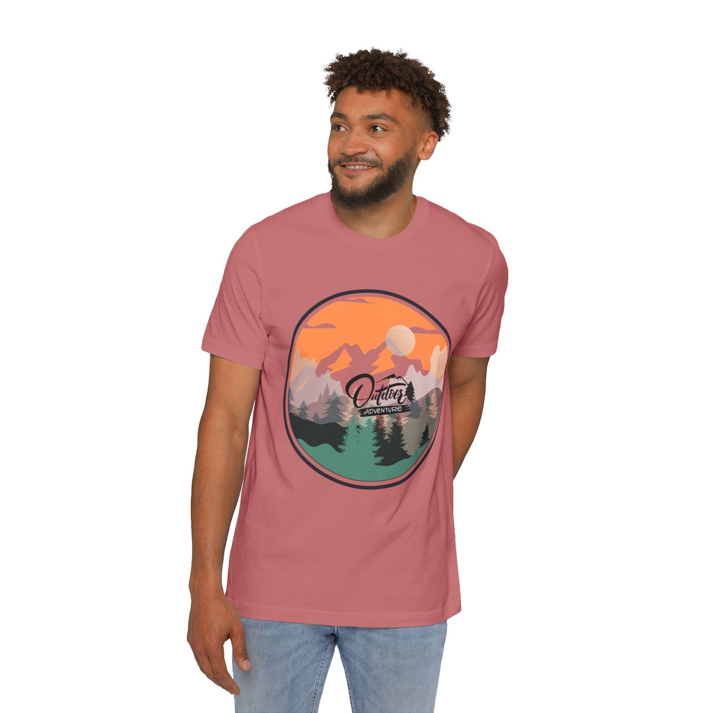 Outdoor Adventure Unisex Short-Sleeve T-Shirt - USA-Made Vintage Nature Design - DiRoMi