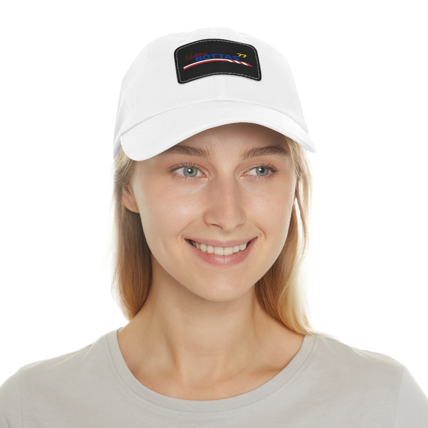 Leather Patch Dad Hat, F1 Valteri Bottas