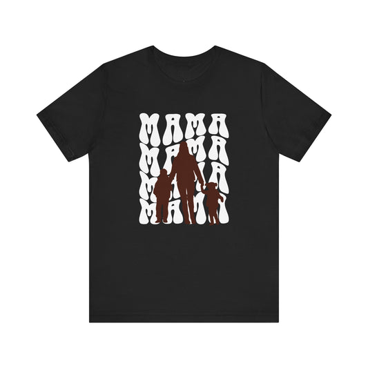 Mama Family Tee | Cute Mom Shirt, T-Shirt for Mother's Day, Gifts for Moms, Casual Wear, Cute Graphic Tee, Mother Shirt - DiRoMi