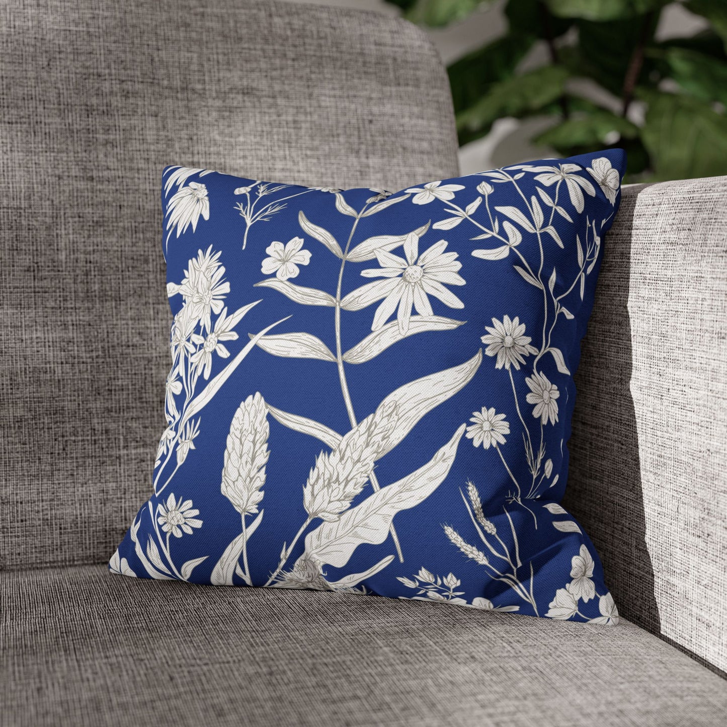 Botanical Print Pillow Cover