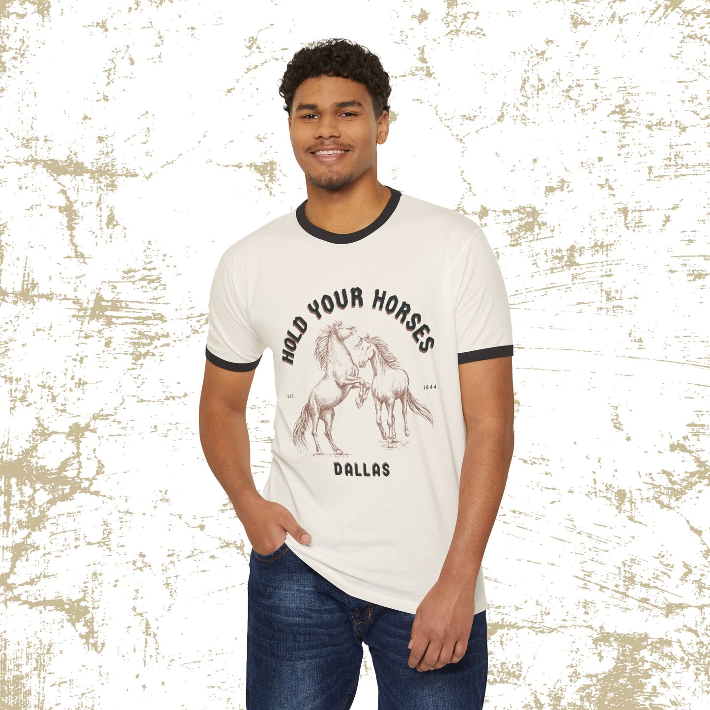 Vintage Horse T-Shirt - 'Hold Your Horses' Tee - DiRoMi
