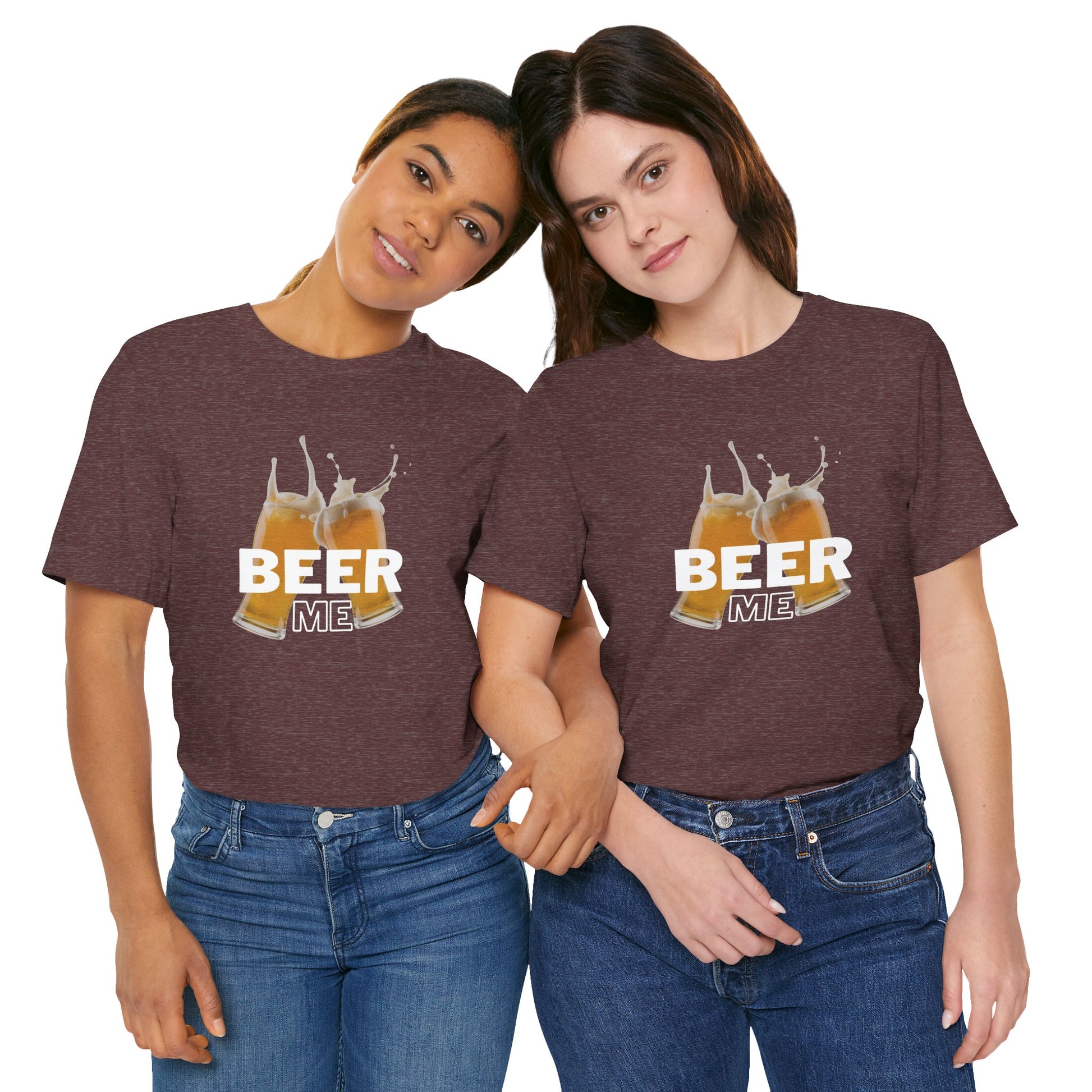 "Beer Me" Unisex Jersey Tee for Beer Lovers - DiRoMi