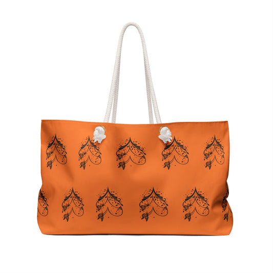 Boho Chic Weekender Bag for Travel, Summer Beach tote