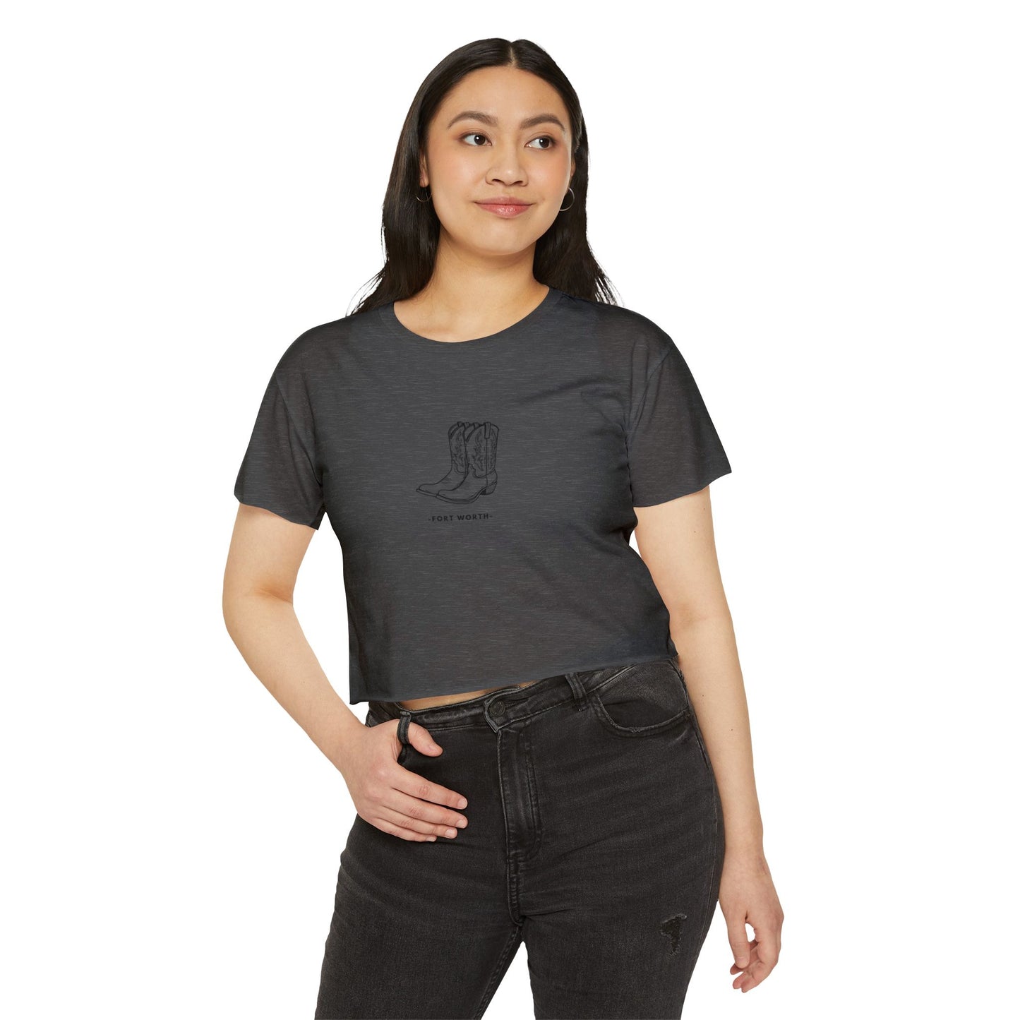 Cowgirl Vibes teens Festival Crop Top - Perfect for Country Concerts & Summer Events - DiRoMi