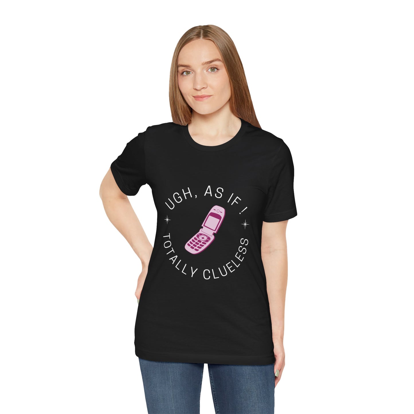 Clueless Inspired "Ugh, As If! Totally Clueless" Teen Girl T-shirt - DiRoMi