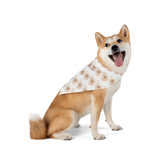 Floral Pet Bandana for Stylish Dogs and Cats - Perfect for New Adventures and Special Occasions - DiRoMi