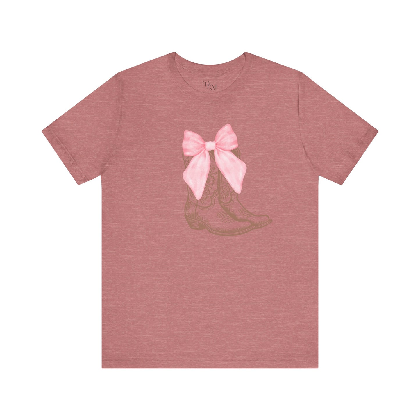 Cowgirl Boots Tee with Bow