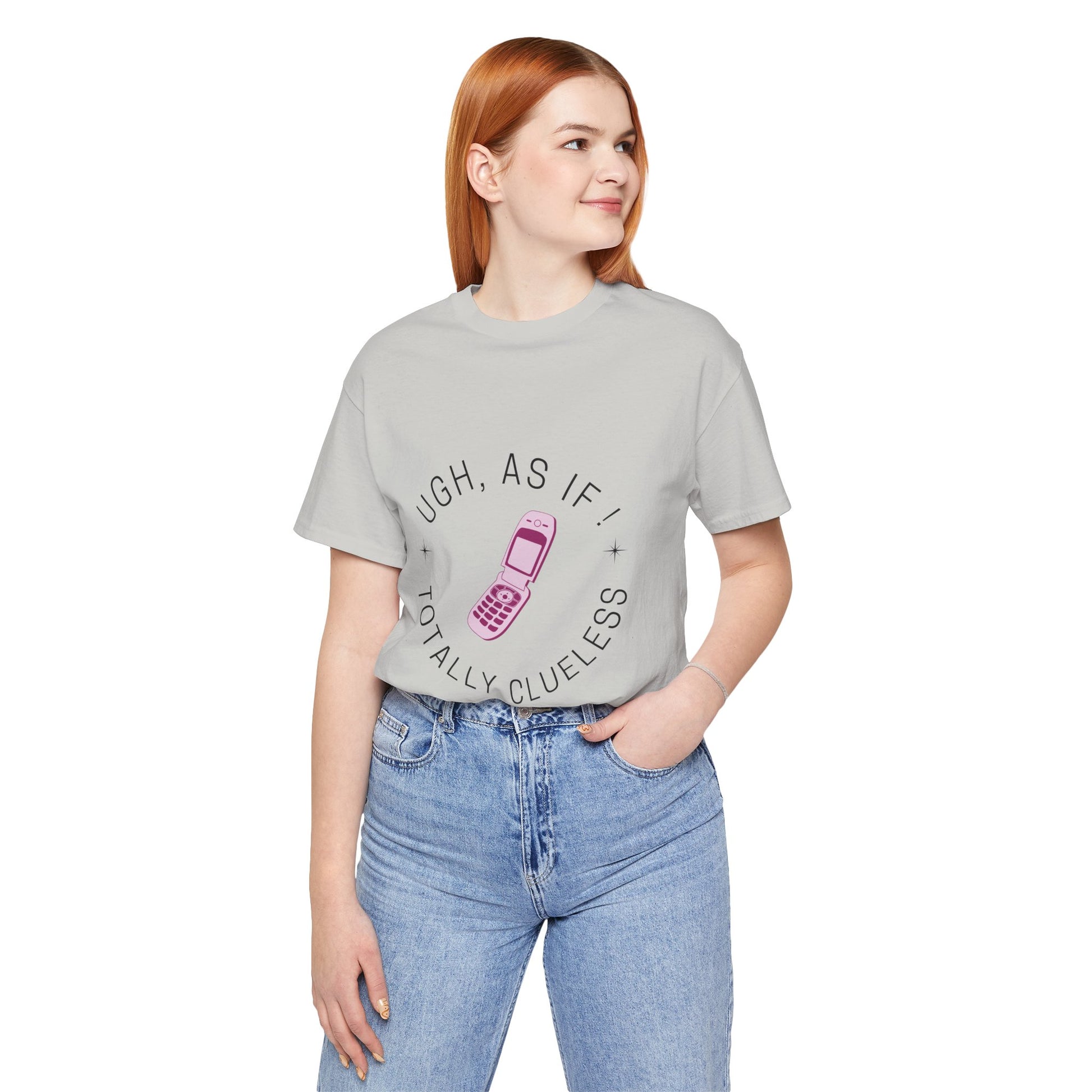 Clueless Inspired "Ugh, As If! Totally Clueless" Teen Girl T-shirt - DiRoMi