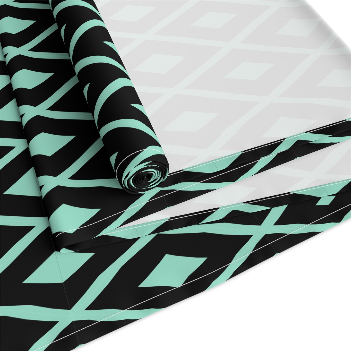 Geometric Cotton Table Runner