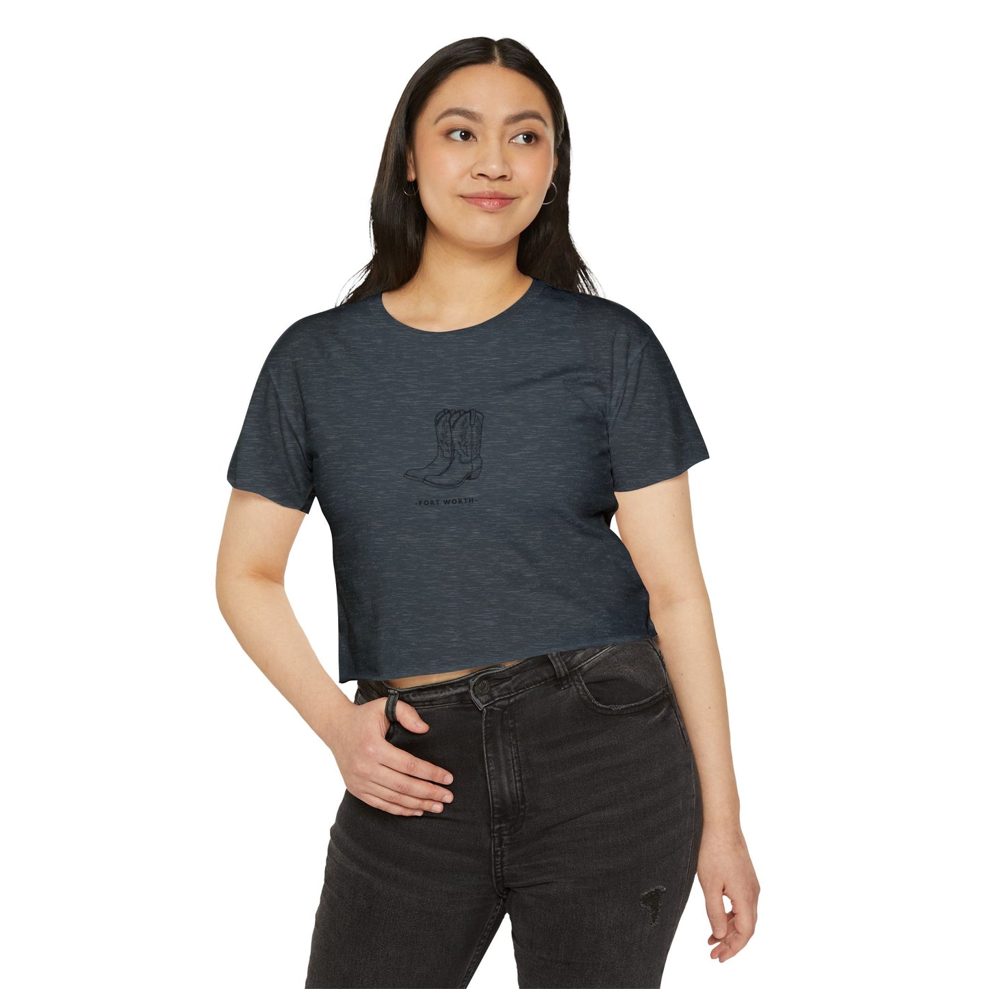 Cowgirl Vibes teens Festival Crop Top - Perfect for Country Concerts & Summer Events - DiRoMi