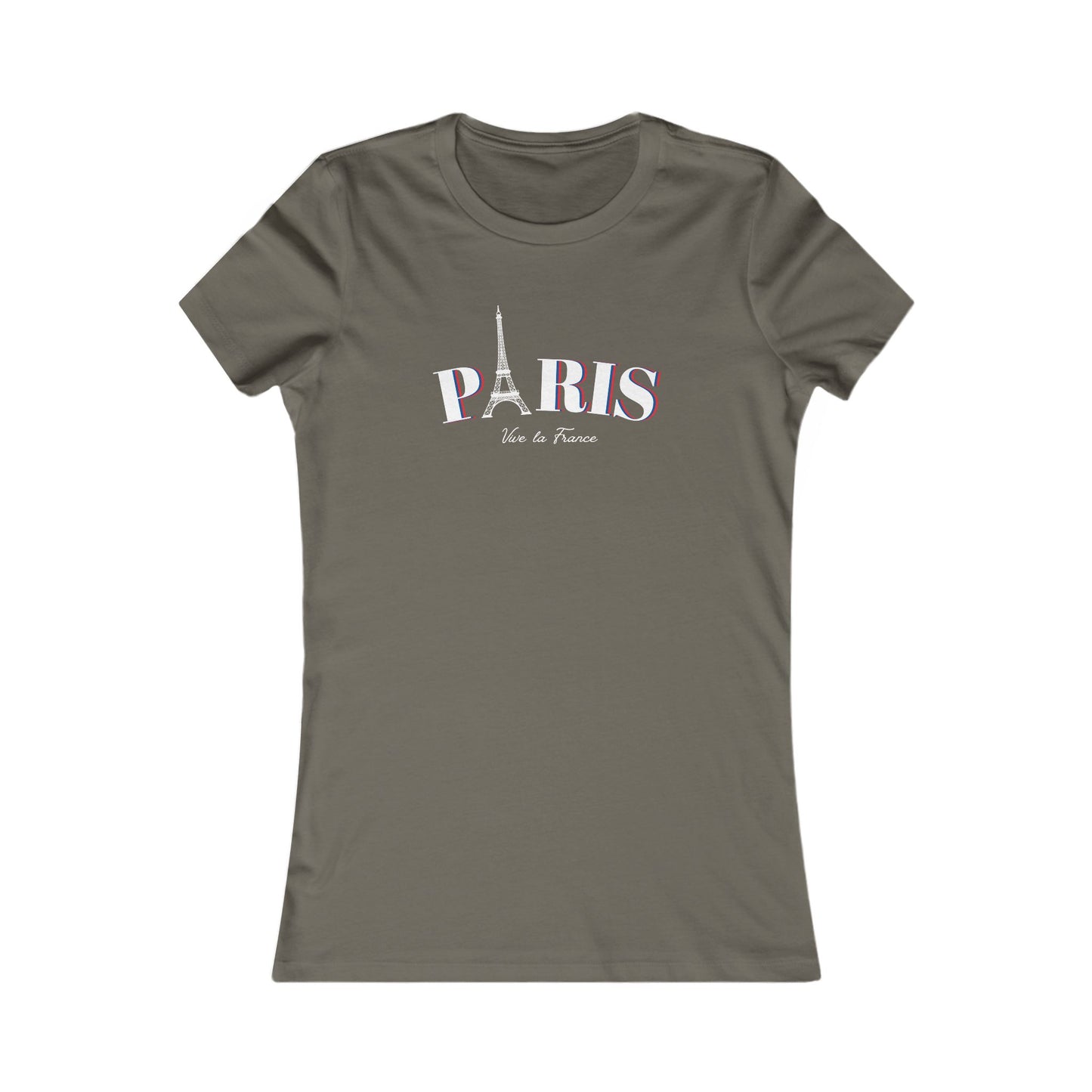 Paris Women's Favorite Tee - Stylish Black T-Shirt - DiRoMi