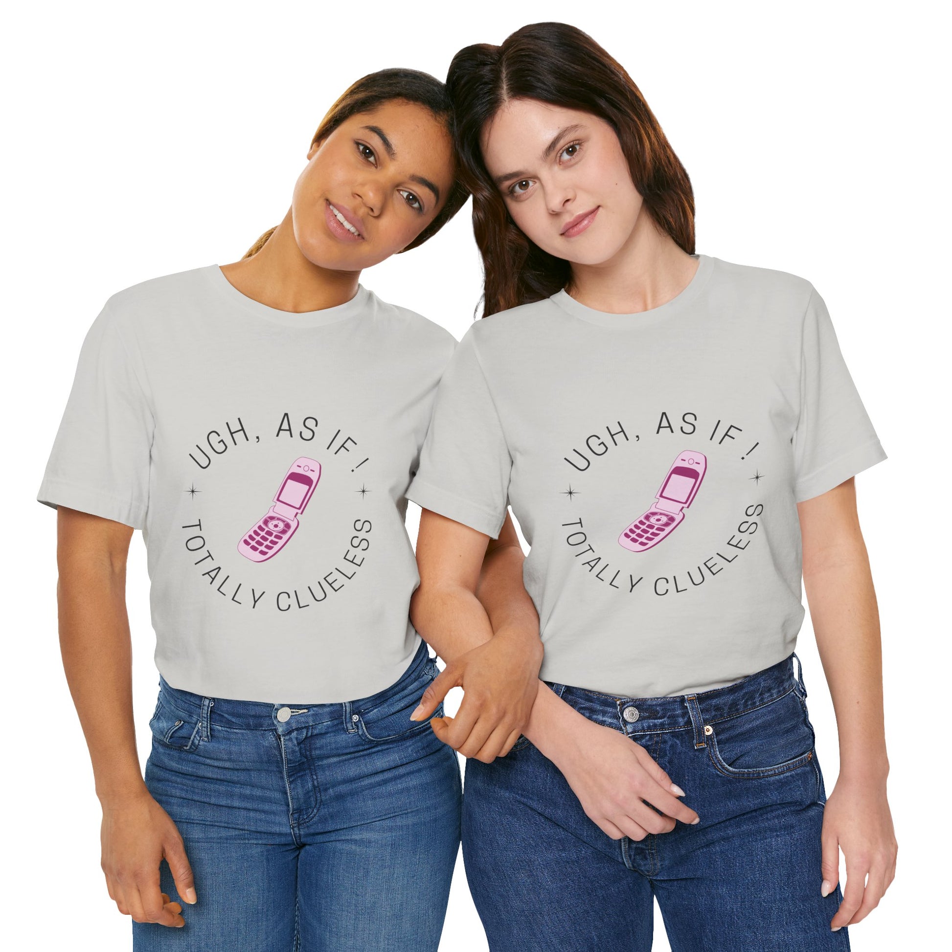 Clueless Inspired "Ugh, As If! Totally Clueless" Teen Girl T-shirt - DiRoMi