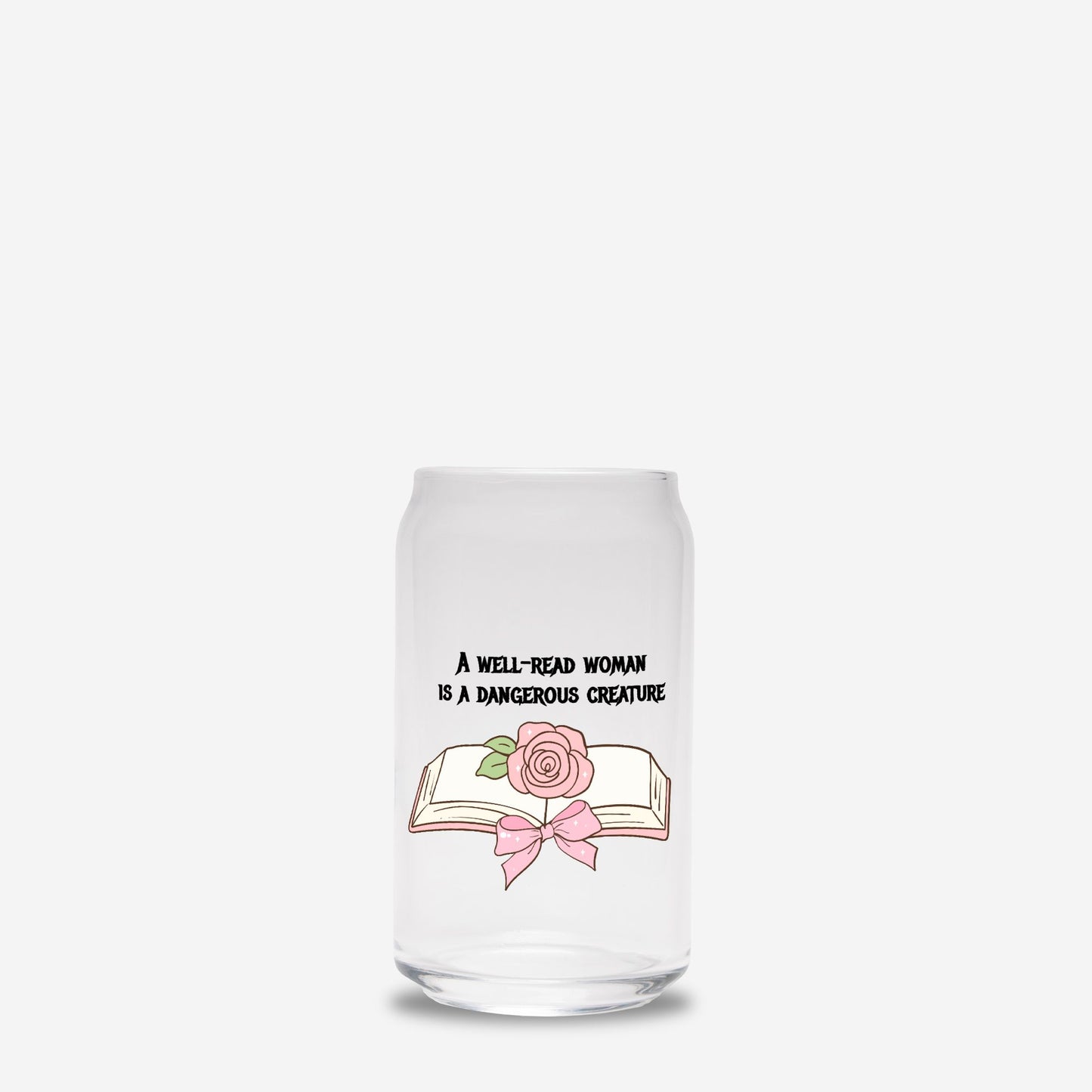 Bookish Glass tumbler 16oz