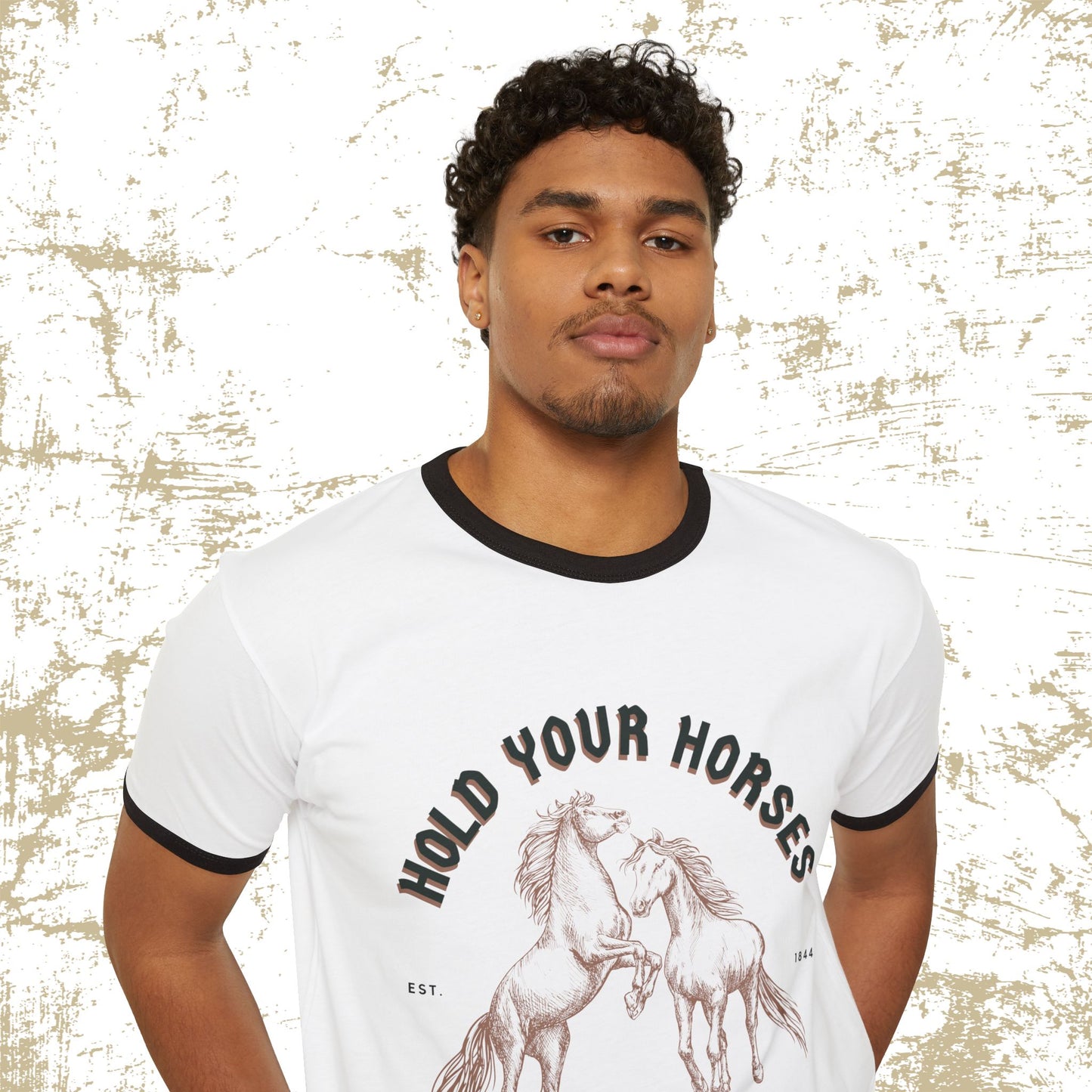 Vintage Horse T-Shirt - 'Hold Your Horses' Tee - DiRoMi