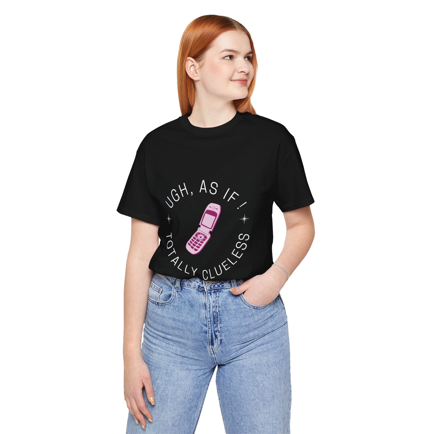 Clueless Inspired "Ugh, As If! Totally Clueless" Teen Girl T-shirt - DiRoMi
