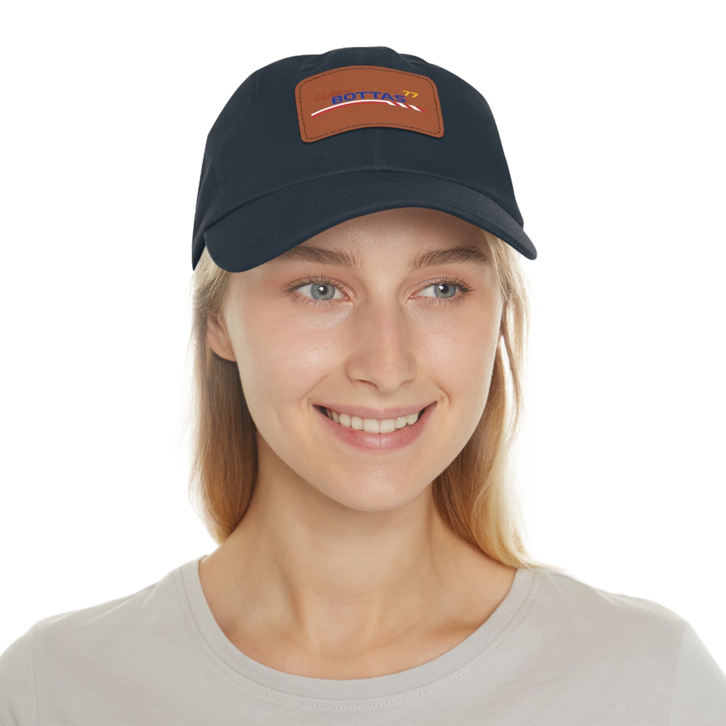 Leather Patch Dad Hat, F1 Valteri Bottas