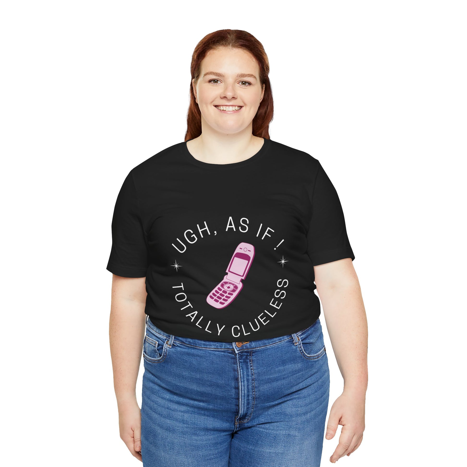 Clueless Inspired "Ugh, As If! Totally Clueless" Teen Girl T-shirt - DiRoMi