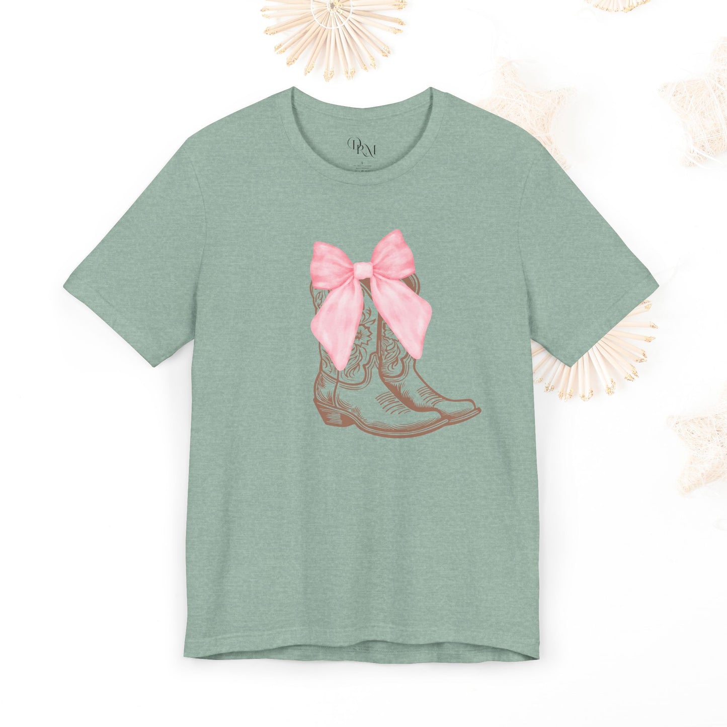 Cowgirl Boots Tee with Bow