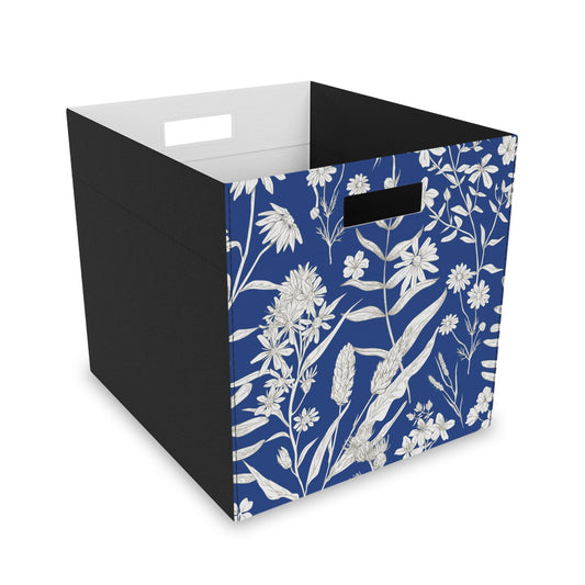 Chic Floral Felt Storage Box
