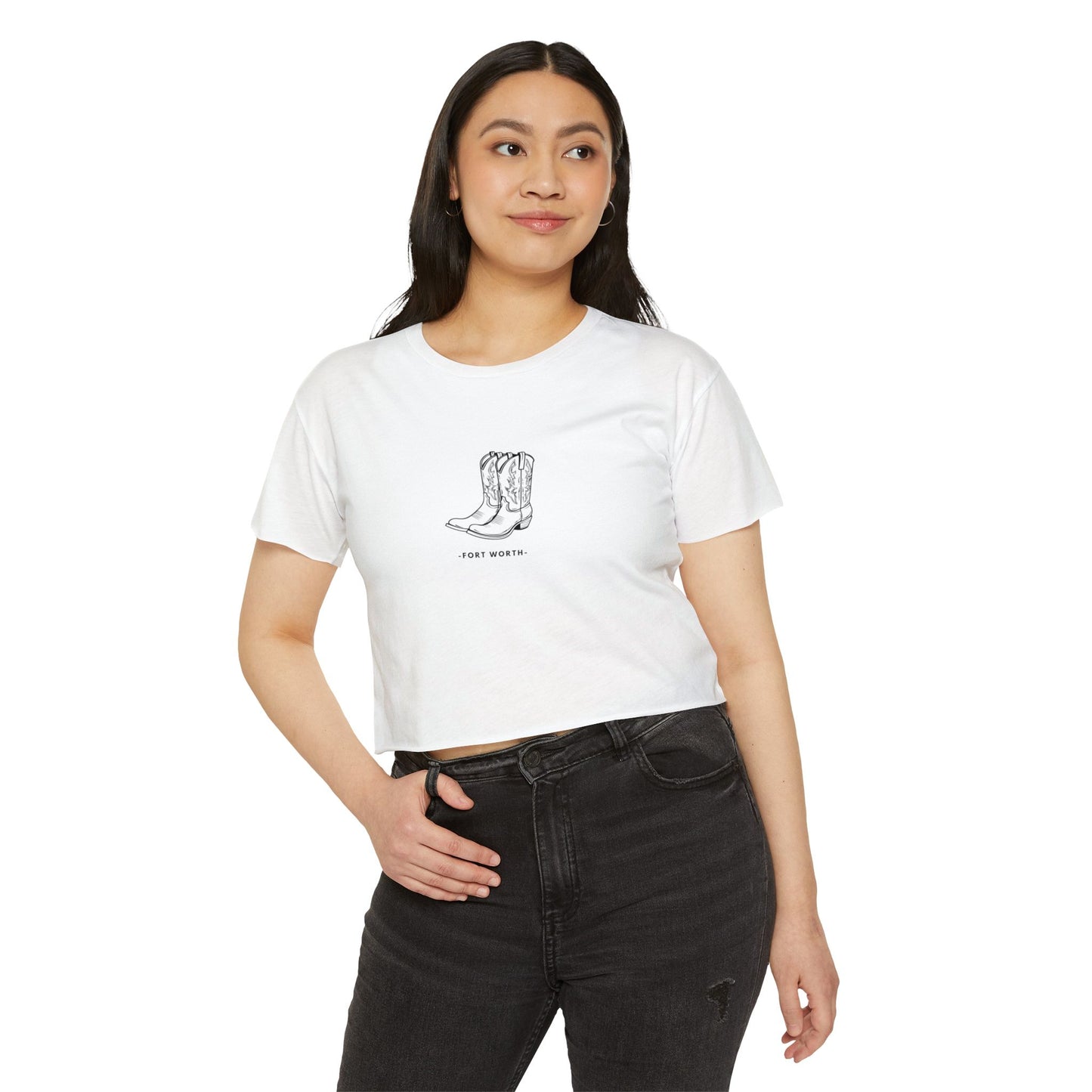 Cowgirl Vibes teens Festival Crop Top - Perfect for Country Concerts & Summer Events - DiRoMi
