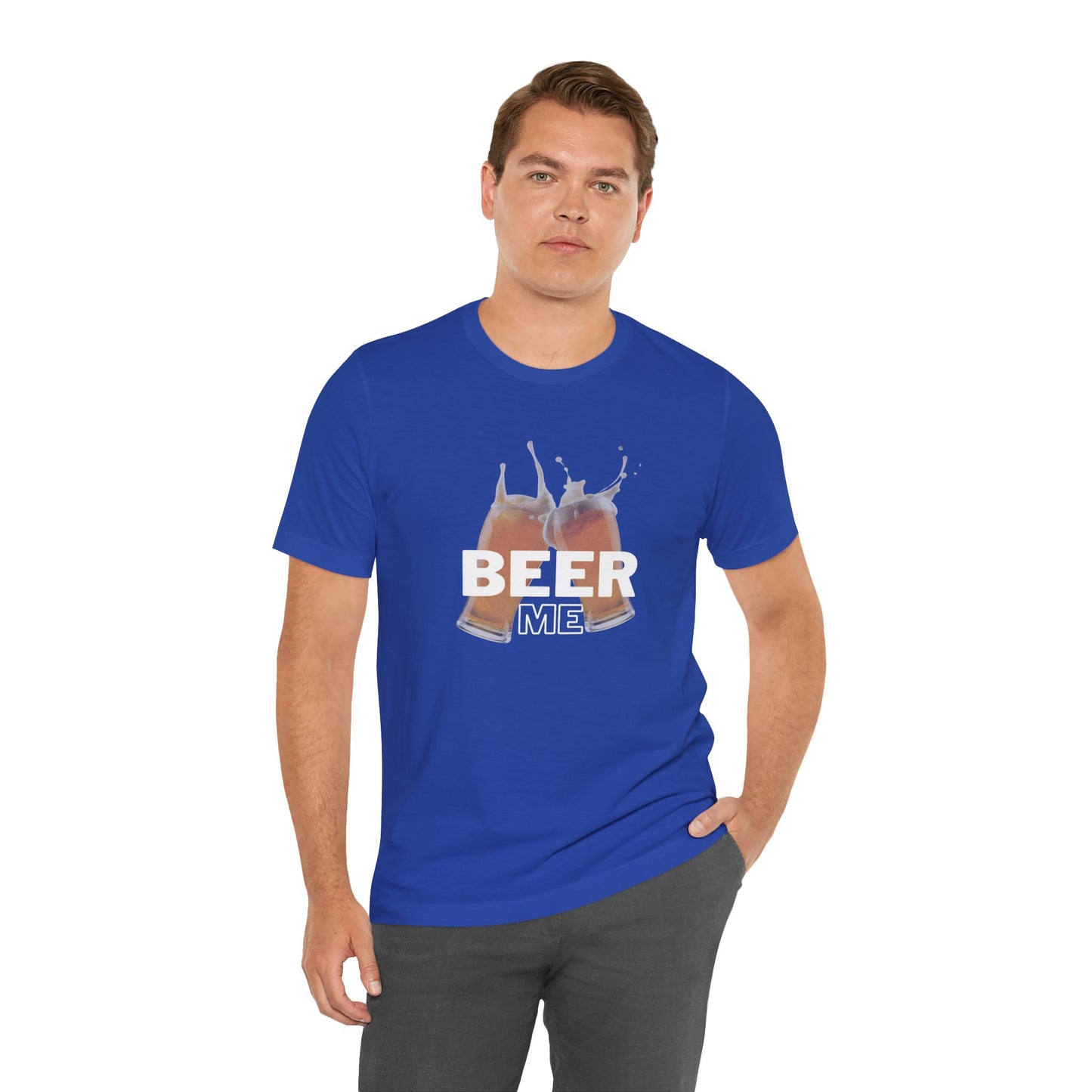 "Beer Me" Unisex Jersey Tee for Beer Lovers - DiRoMi