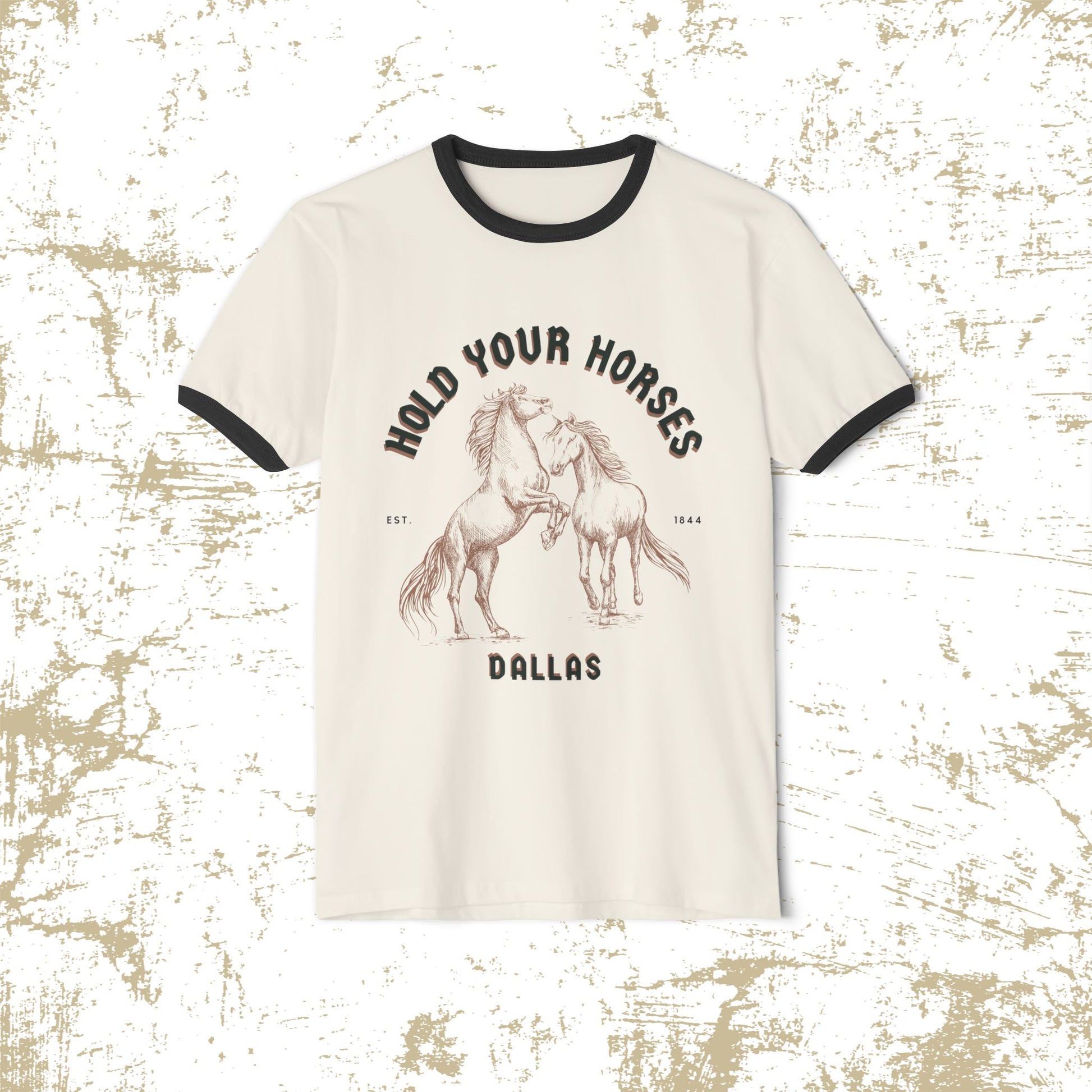 Vintage Horse T-Shirt - 'Hold Your Horses' Tee - DiRoMi