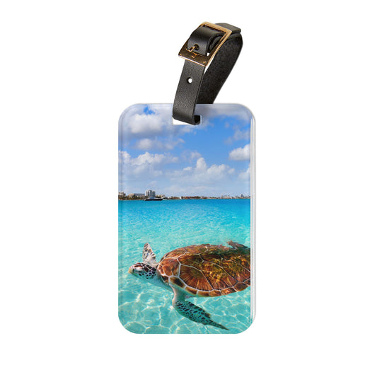 Turtle Luggage Tag