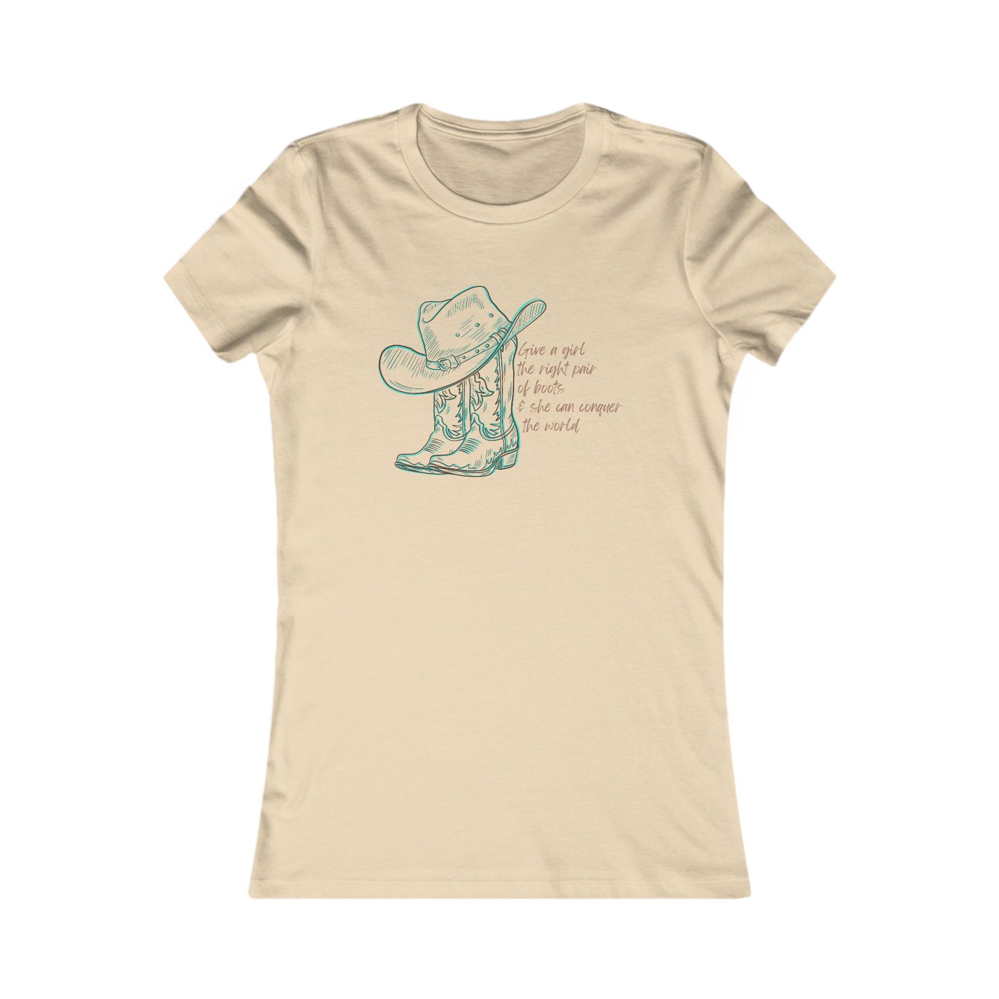 Cowgirl Tee - Inspirational Cowgirl Boots Women's T-Shirt - DiRoMi