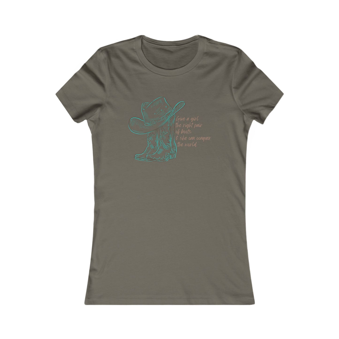 Cowgirl Tee - Inspirational Cowgirl Boots Women's T-Shirt - DiRoMi