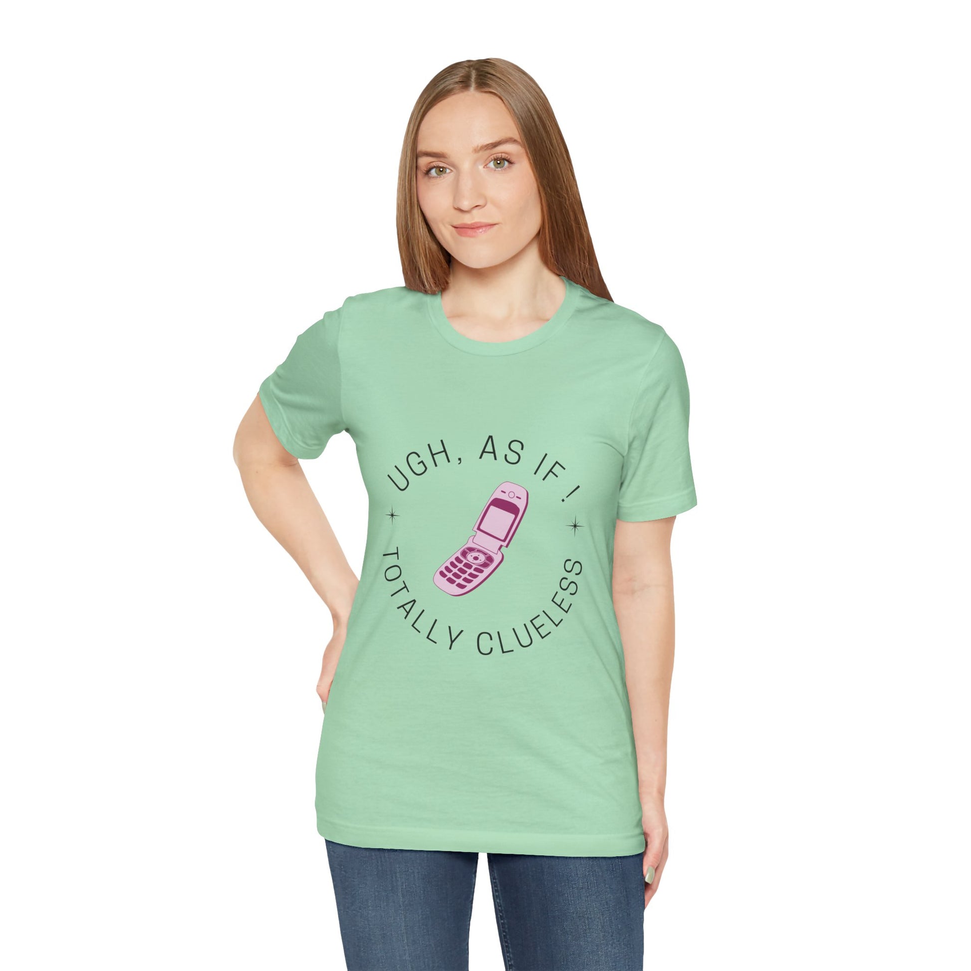 Clueless Inspired "Ugh, As If! Totally Clueless" Teen Girl T-shirt - DiRoMi