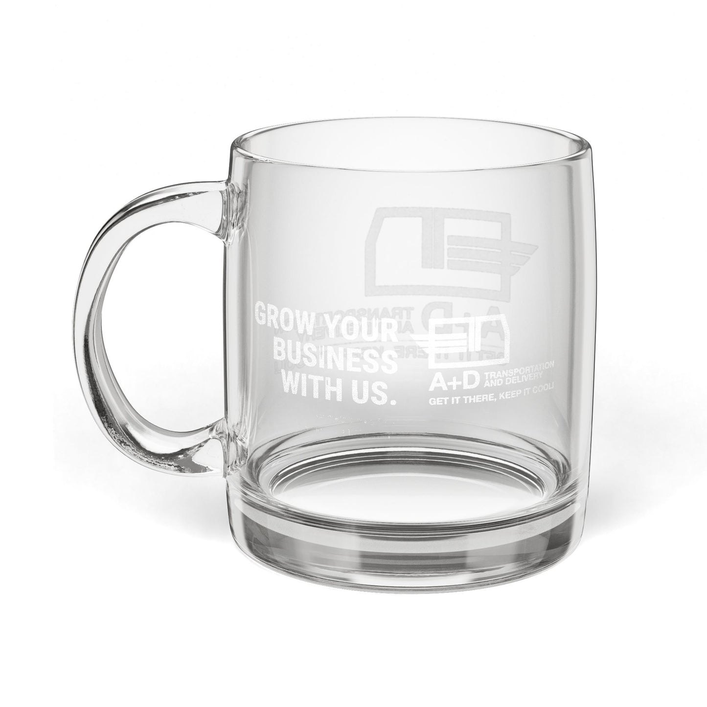 Custom Engraved Glass Coffee Mug
