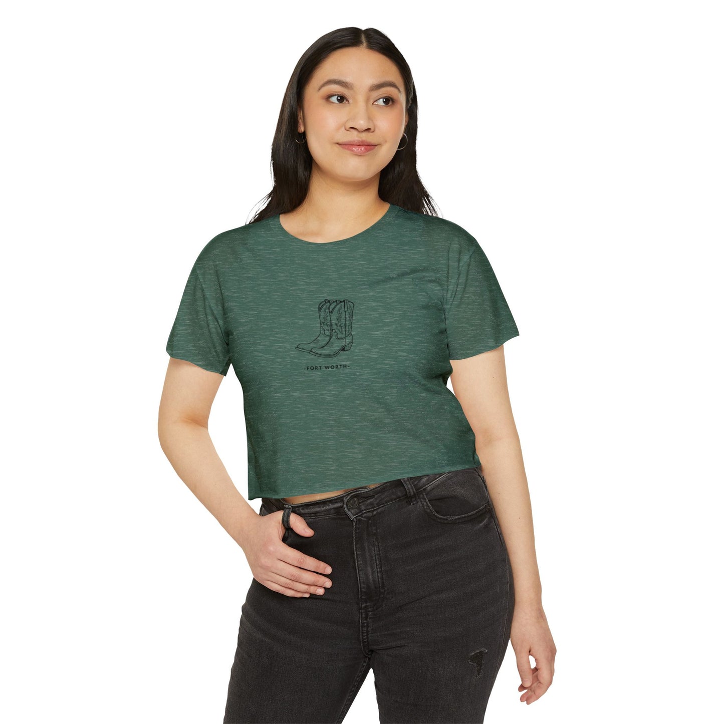 Cowgirl Vibes teens Festival Crop Top - Perfect for Country Concerts & Summer Events - DiRoMi