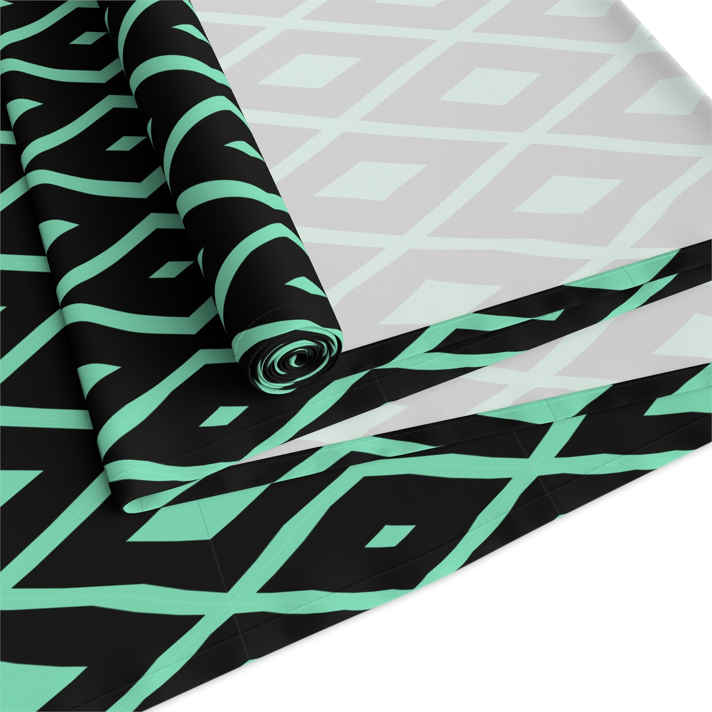 Geometric Cotton Table Runner