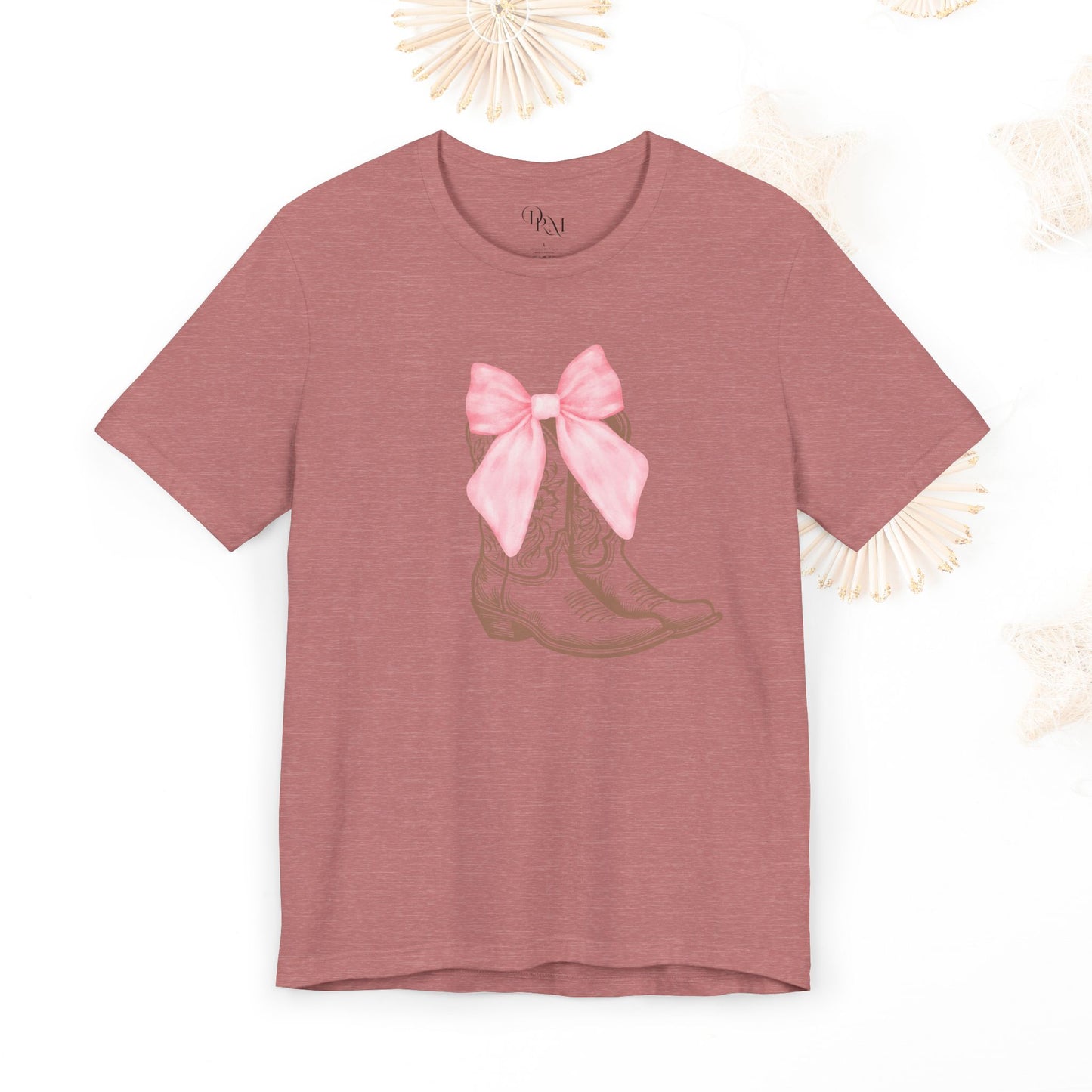 Cowgirl Boots Tee with Bow