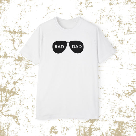 Rad Dad Raglan T-Shirt for Fathers