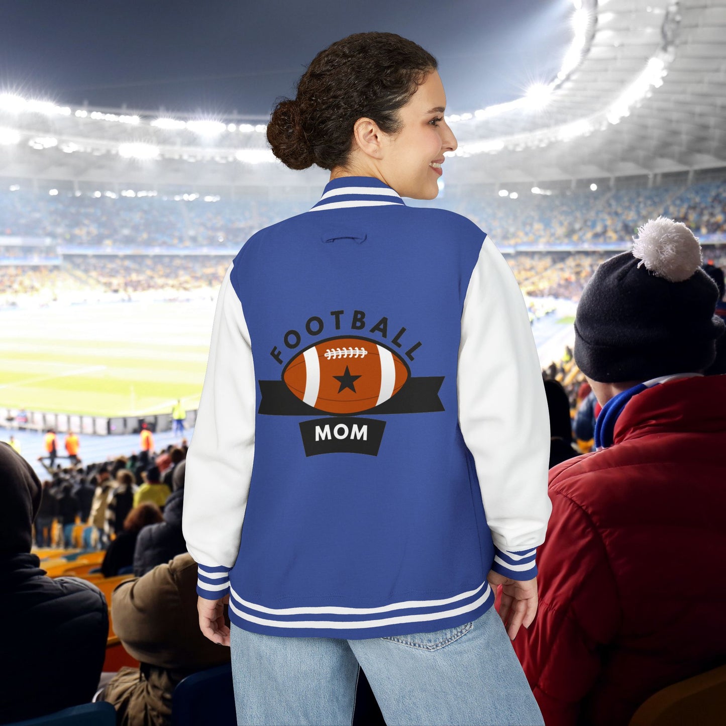 Football Mom Letterman Jacket