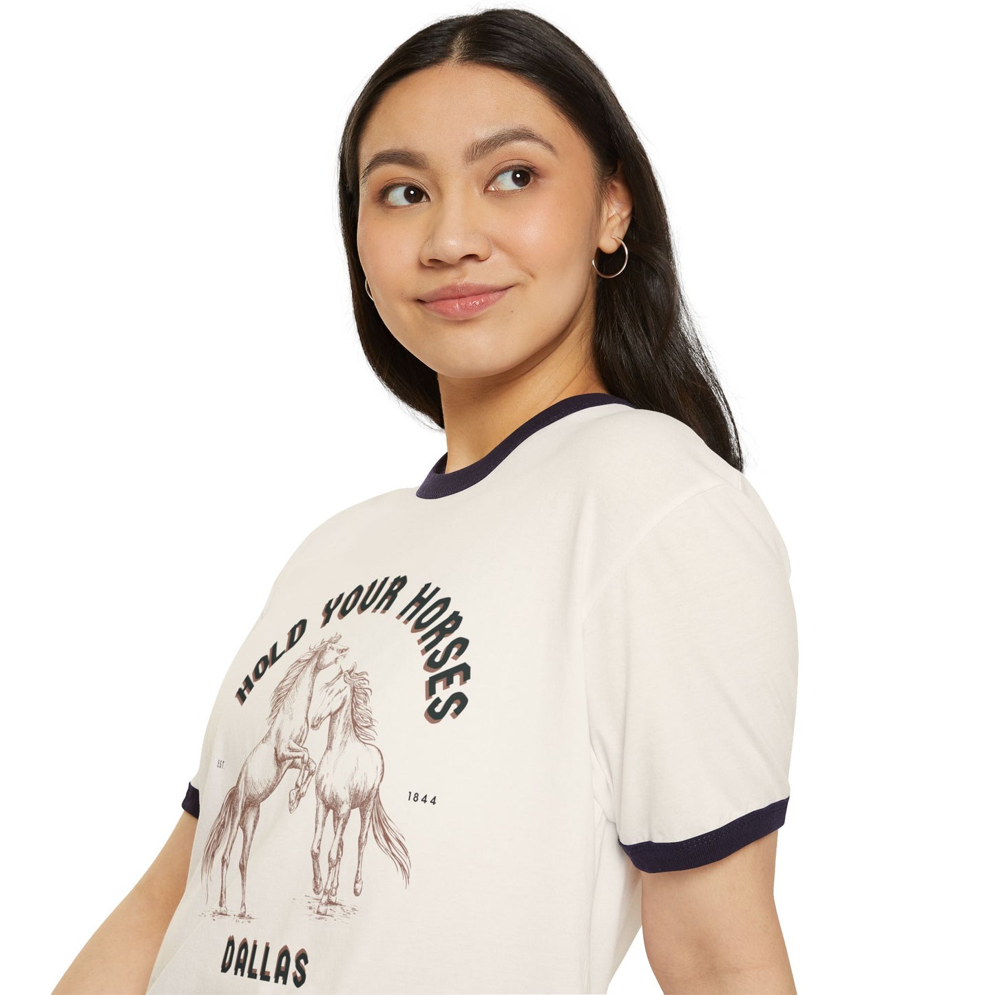 Vintage Horse T-Shirt - 'Hold Your Horses' Tee - DiRoMi