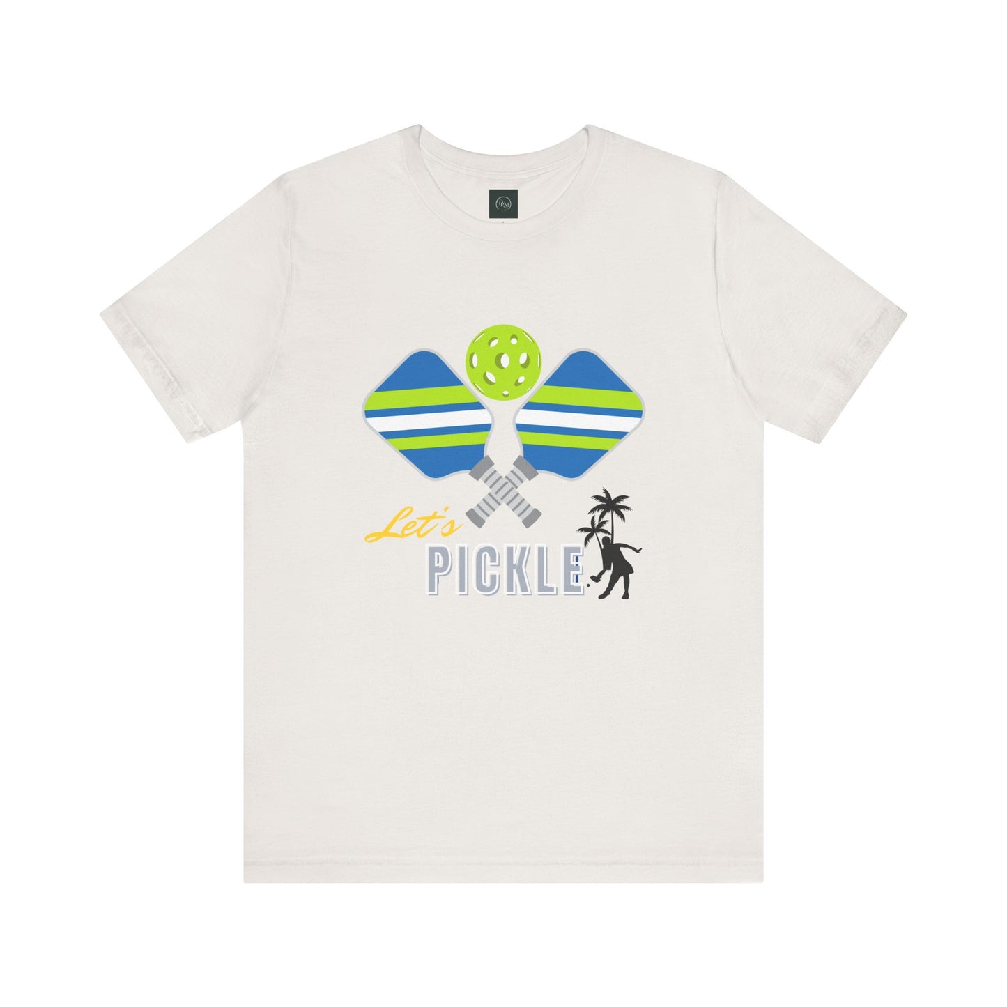 Let's Pickle! Unisex Short Sleeve Tee - Fun Pickleball T-Shirt for Sport Lovers - DiRoMi