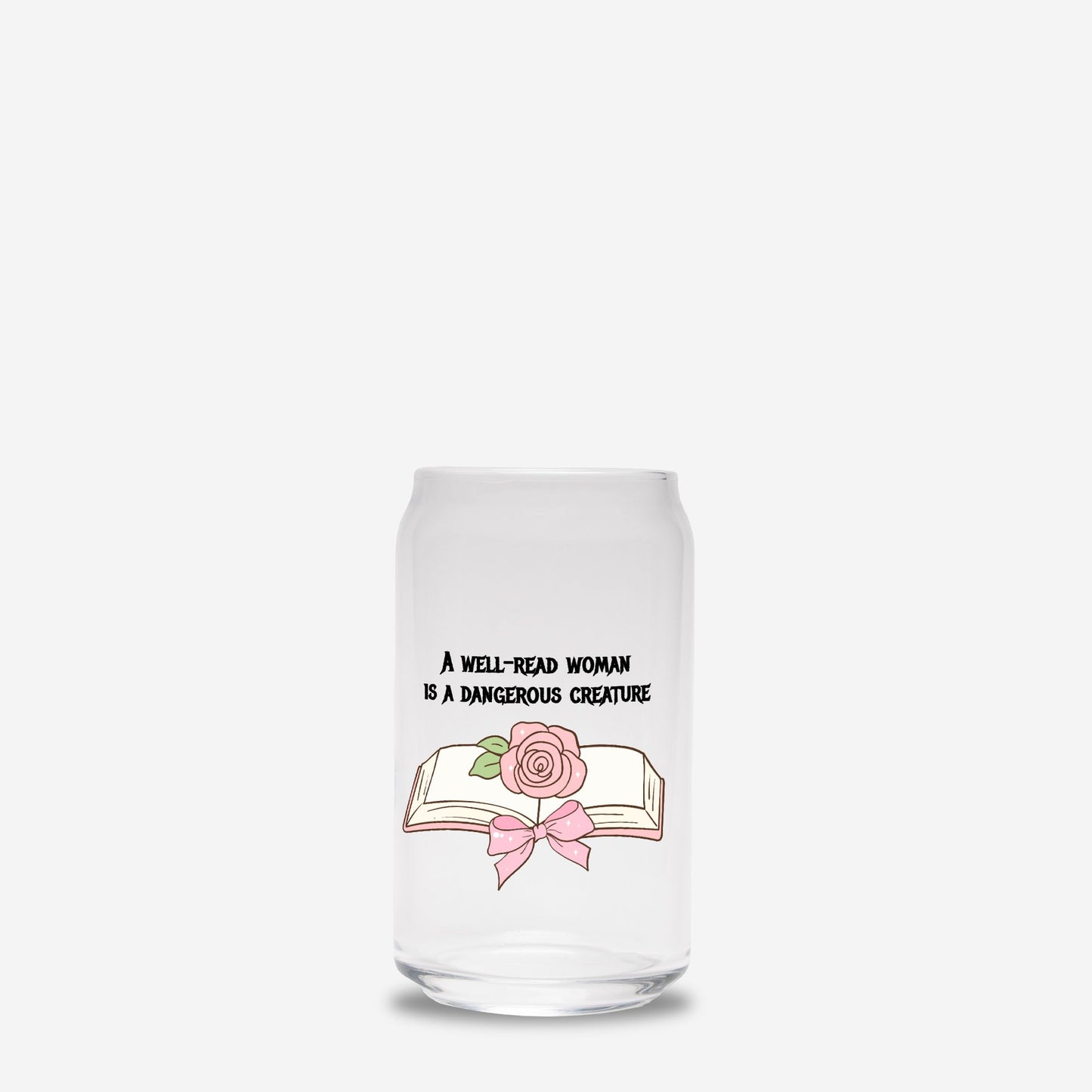 Bookish Glass tumbler 16oz