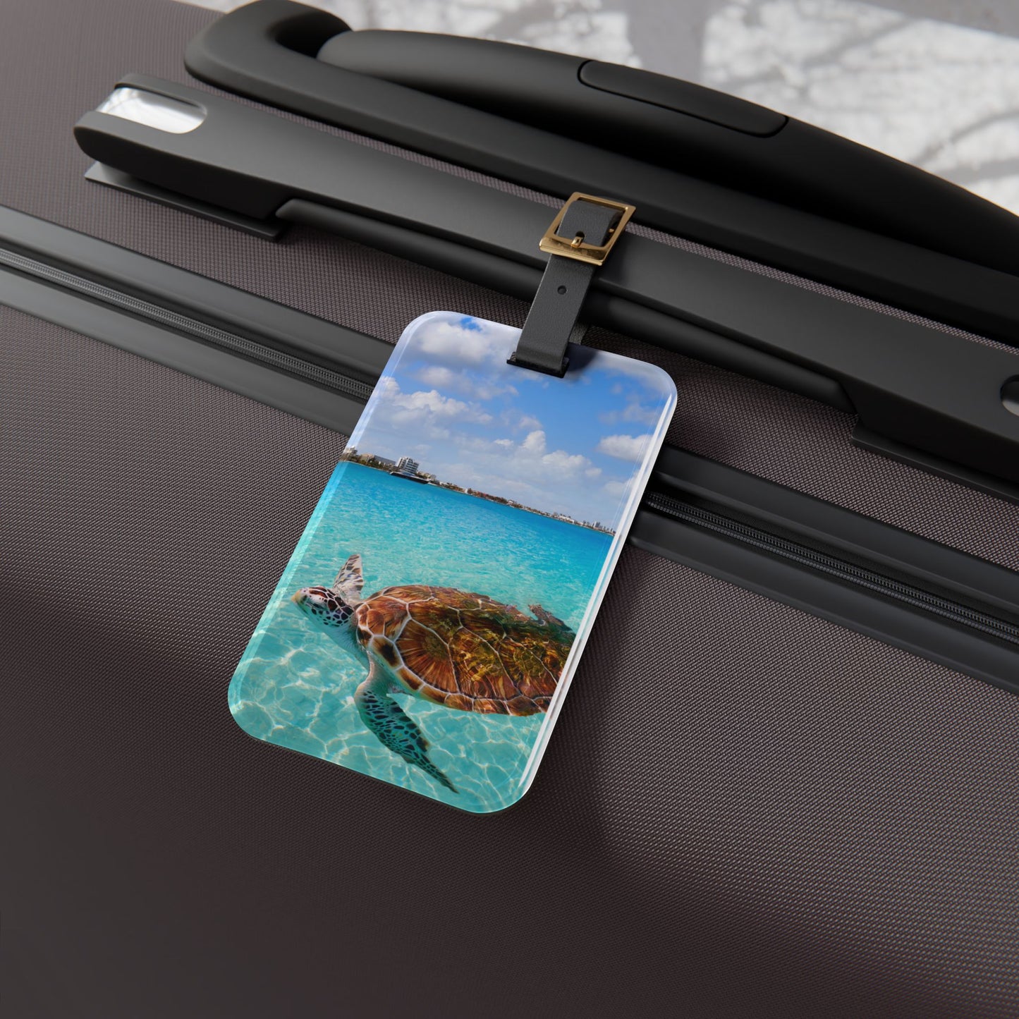 Turtle Luggage Tag