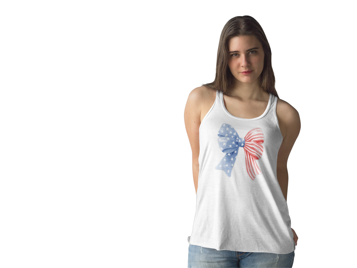 Fourth of July Racerback Tank Top