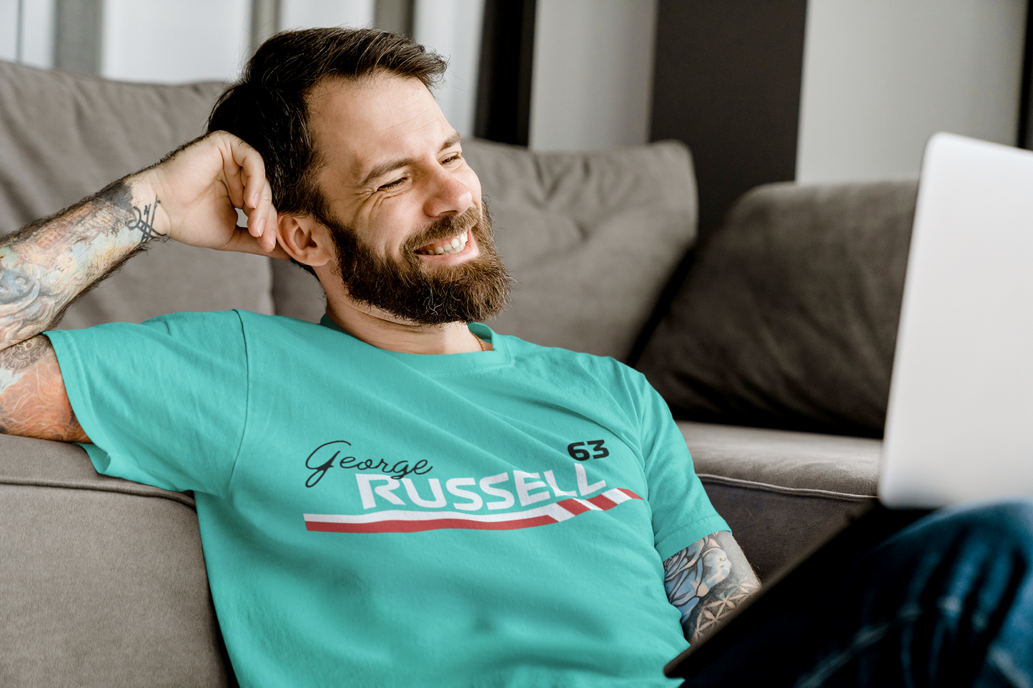 F1 Russell Mercedes shirt