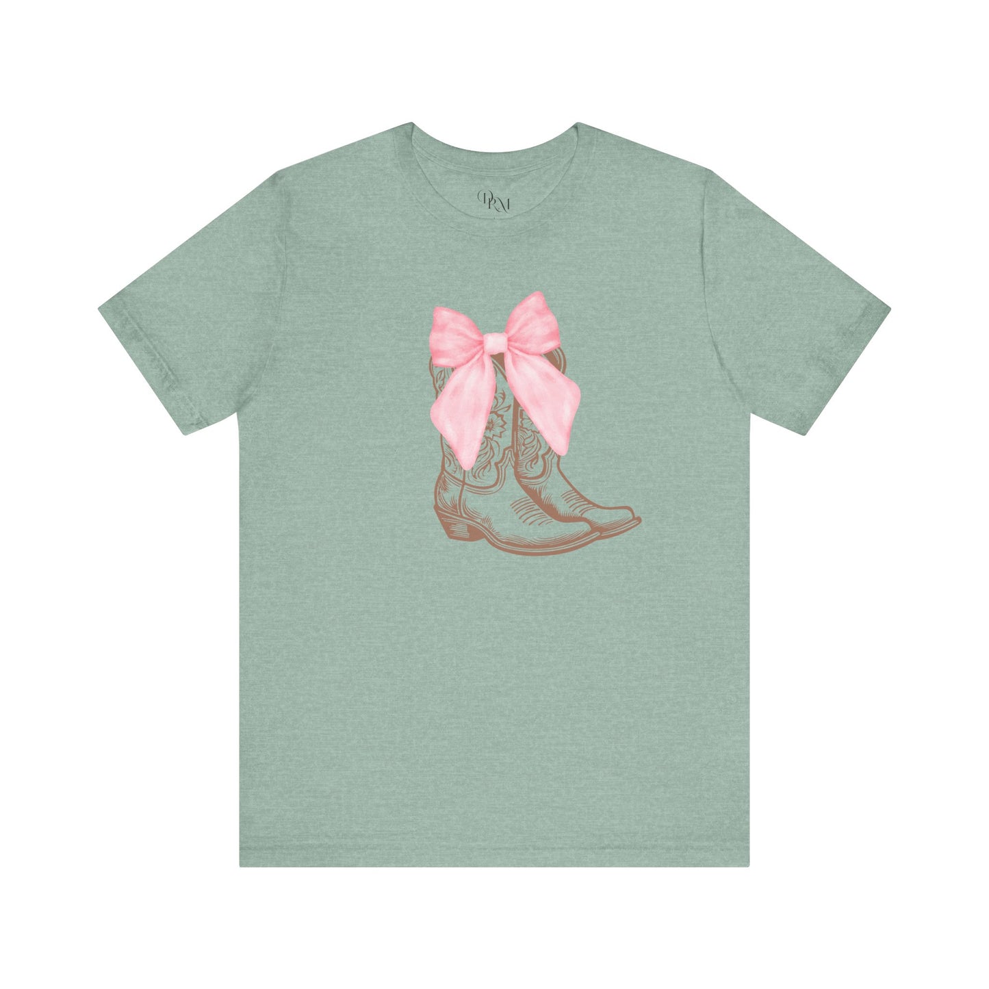 Cowgirl Boots Tee with Bow