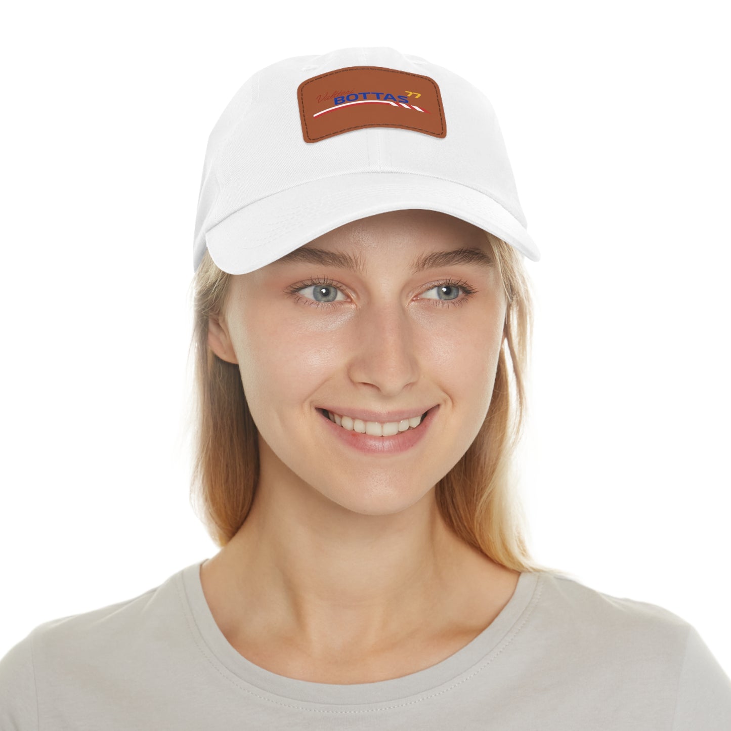 Leather Patch Dad Hat, F1 Valteri Bottas