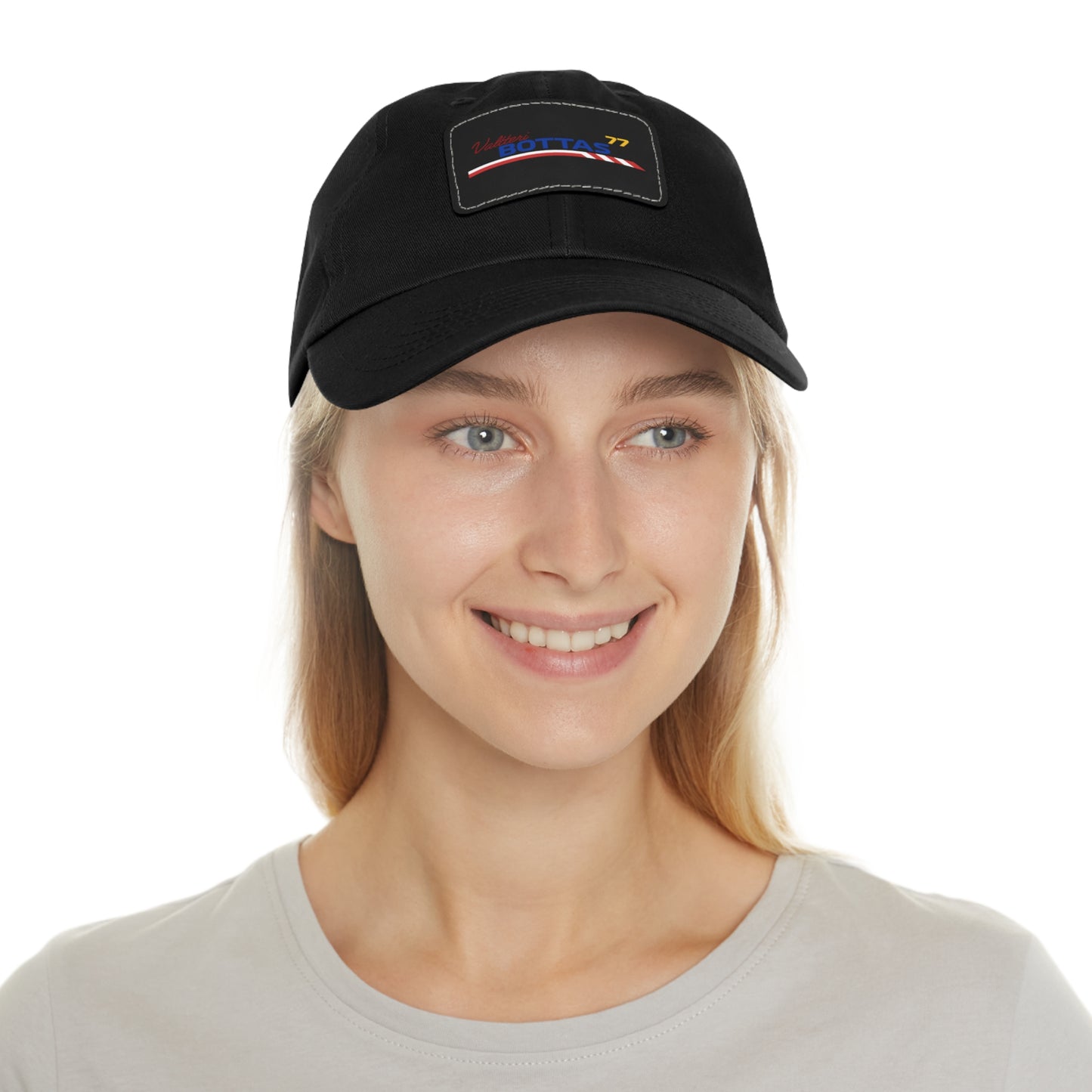 Leather Patch Dad Hat, F1 Valteri Bottas