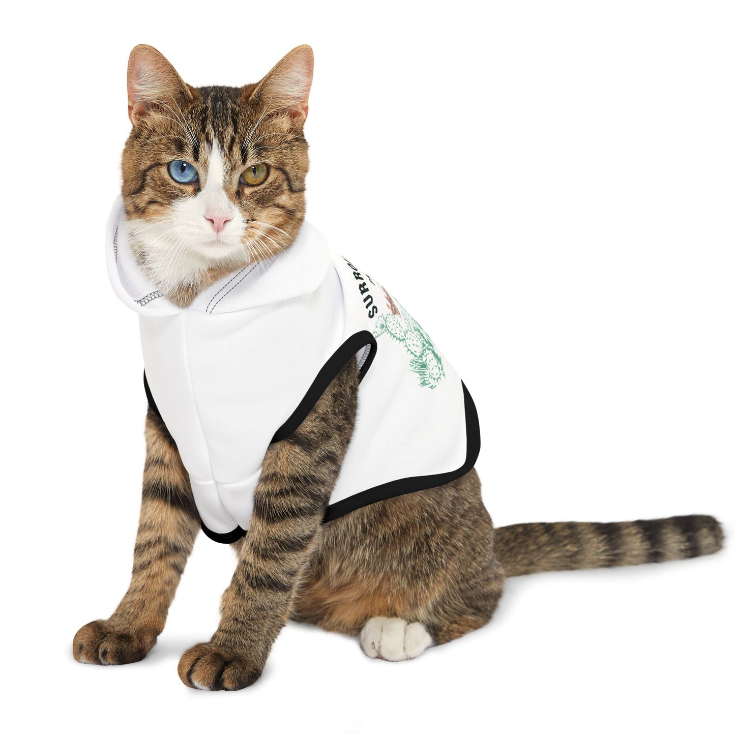 Cute 'Surrounded by Pricks' Pet Hoodie for Fashionable Pets - DiRoMi